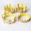 Factory-Supplied Prince Crowns - Gold Headwear for Birthday & Holiday Party Decor