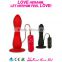Wholesale manufacturers sexy red black remote control bullet vibrator dildos vagina anal insertable butt plug vibrator