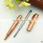 Factory direct high-grade metal ball pen advertising gift pen rose gold Tyrant