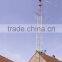 13m 6.5KN Power And Data Pole Communication Pole Single Or Double Brackets