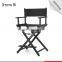 Cheap Beauty salon comfortable fashionable makeup chair, Aluminum metal frame 1680D nylon folding director chair factory