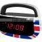 UK Flag Best Price Big LED Portable Clock Radio