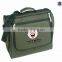 1200D polyester two compartment messenger style picnic cooler bag