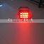Waterproof outdoor 12pcs 6in1 RGBWA+UV LED Par light IP65 with battery