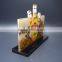 customized UV printing acrylic table bear menu display stand