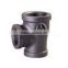 galvanized Malleable cast iron pipe fittings reducing tee