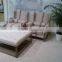 Wholesale furniture antique French upholstery wing back chair with arm