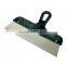 china plastic putty knife with rubber handle
