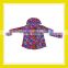 Embroidery Baby Rinne Pink Purple Orange Leopard Pattern Girl Zippered Hoodie Comfortable Long Sleeve New Design