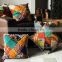 Handmade vintage kantha patchwork cushion covers-Indian old saree patchwork cushion cover
