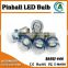 Newest 5620 2 LED clear lens pinball T10 555 led light bulb AC DC 6.3V