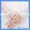 Hogift Sexy Fingerless Pearl Lace Gloves Bride Wedding Party Costume