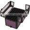 Pro 4 Wheels 2 in 1 Rolling Makeup Cosmetic Nail Case