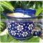 Factory blue and white plum flower painting big tree ceramic pots for garden decor                        
                                                Quality Choice