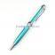 Hot selling promotional metal crystal cute stylus pen with company Logo