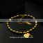 Wholesale stainless steel customizable charm bracelets Love heart beaded Bracelet 9308