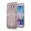 Clear credit card slot case for Samsung Galaxy S6 scratchproof back cover