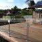 stainless steel fence post 10mm thick tempered glass railing