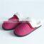 Preimum quality side seam woman knit indoor slipper
