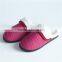 Preimum quality side seam woman diamond knit indoor slipper