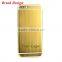 24kt gold brush back housing for iphone 6 housing back cover