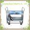 Cheap safe colorful steel kd movable library book cart metal library book cart library mobile book vehicles