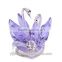 2015 new design crystal couple swan for wedding gift