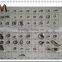 wholesales flact back various shape hot fix rhinestone