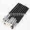black silver 15 pcs professional cosmetic makeup brush set