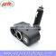 Wholesale 12V USB 2 Way Black Car Cigarette Lighter Adapter