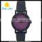 WJ-5480 Simplest Dial Design Fashion Attractive Fancy Black Leather Strap Lady Watch