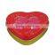 Small Heart shape tin box for Candy Packing