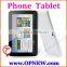 7" 3G phablet GSM phone tablet pc MTK 6582 quad core android 4.4 4 bands 3G calling