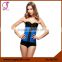4027 SGS Approved 2015 New Arrival Sexy Black Underbust Steel Boned Waist Training Latex Corset