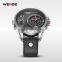 Weide Oversize Quartz Analog Dual Time Zone Digital Watches With Genuine Leather Band Water Resistant Watches Men Alibaba.China