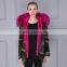 2016 Wholesale Fashion Faux Fur Korean Women Winter Coat Elegant Army Green Children/ Women /men Winter Jacket Supplier's Choice