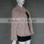 Free Pattern Hand Knitted Rabbit Fur Jacket Office Ladies Fashionable Jacket