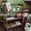 living room simple to use Multi-layer solid wood shoe rack shelf