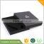 luxury black card paper box packaging with logo print