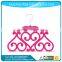 Retail scarf hanger/plastic scarf hanger , scarf hanger of heart with lowest price