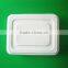 Biodegradable customized 5 Compartment sugarcane Pulp Fiber Tray with cover