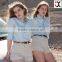 multi colors newy style beauty girls fashion jeans shirt JXC00200