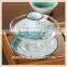 heat resistant Clear Glass GaiWan
