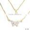 Fashionable Necklace Jewelry Gold Tassel Chain Gold Necklace With 3 Layers