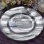 Wholesale Cheap Hotel and Restaurant Use Gold Silver Glass Wedding Charger Plate