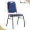 Elegant banquet dining chair stacking aluminum banquet chair