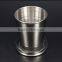 140ml 4oz Stainless Steel Folding Cup / Telescopic Travel Cup / camping folding cup
