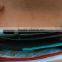 colorful leather and fur bag/clutch bag/purse