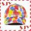 Vintage Floral Pattern Distressed Sport Outdoor Hat Printed Baseball Cap