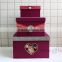 Personalised wedding card boxes with rhinestone